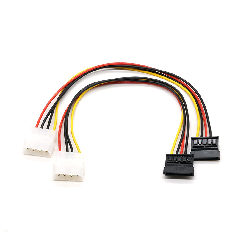 Molex 5.08 Ad sata cable Computer Hard Disk cable 18AWG 500mm